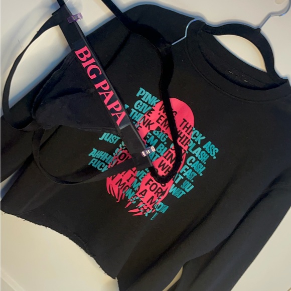 Black sweater crop jock strap circuit party bundle size medium - Picture 5 of 12